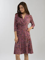 Silk Toki Michelle Cache-Coeur Dress
