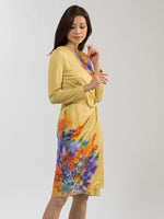 Japanese Pattern: Silk Jupiter Asymmetry Dress
