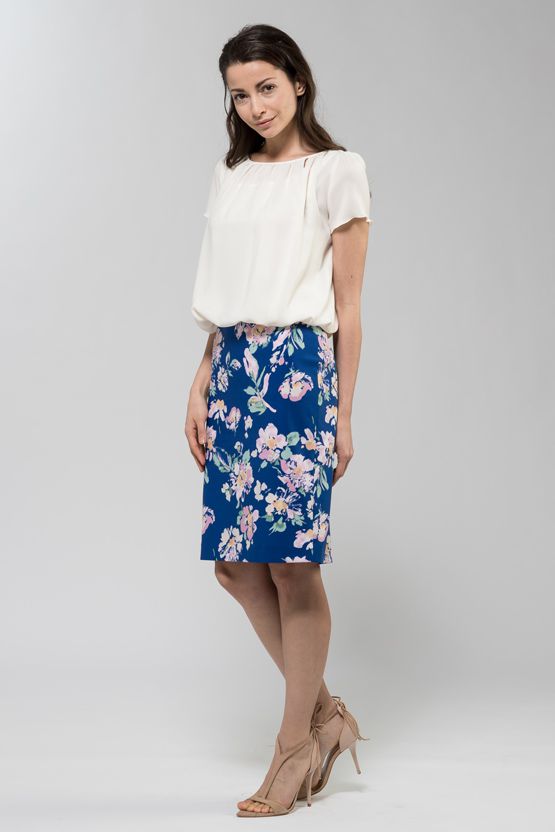 Stretch Chiffon: Oana Chiffon Blouse