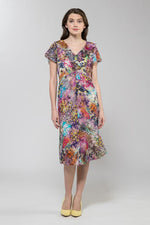 Stretch Chiffon: Monet Stretch Chiffon Dress