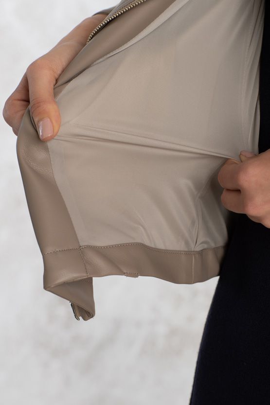 Taupe Stretch Riders Jacket