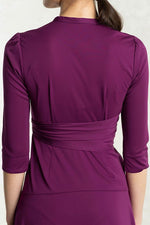Grape Cache-Coeur Dress