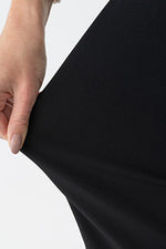 Space Material: Pink Circle X Black Decollete Tuck Dress