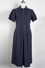 Navy Shirt Dress