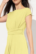 Lemon Yellow Actress Dress