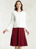 Long Length: Red Cache-Coeur Dress