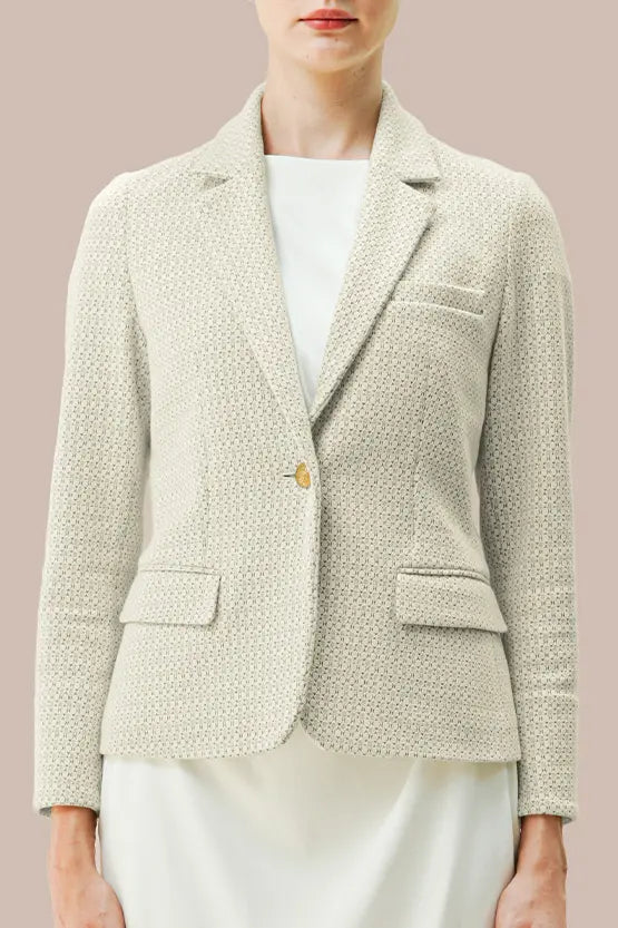 Lame Jacquard: Tailored Jacket