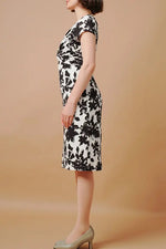 Stretch Jersey: Knee-Length Twisted Dress