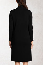 Black Kanazawa Cardigan With Side Slits