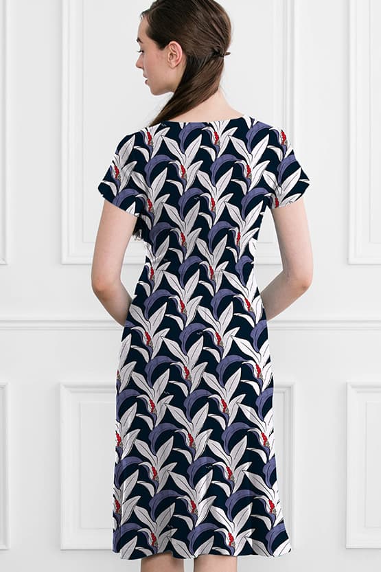 Taisho Roman Gathered Dress