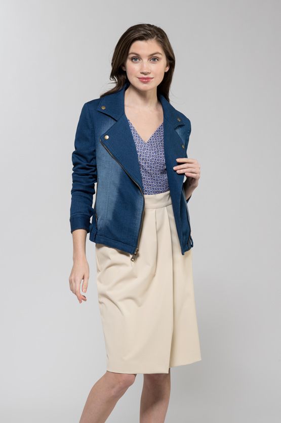 Cornflower Cache-Coeur Cocoon Dress