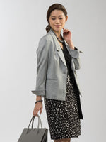 Town Panther Wrap Dress
