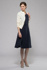 Navy Space Flare Dress