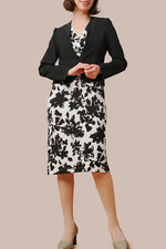 Stretch Jersey: Knee-Length Twisted Dress