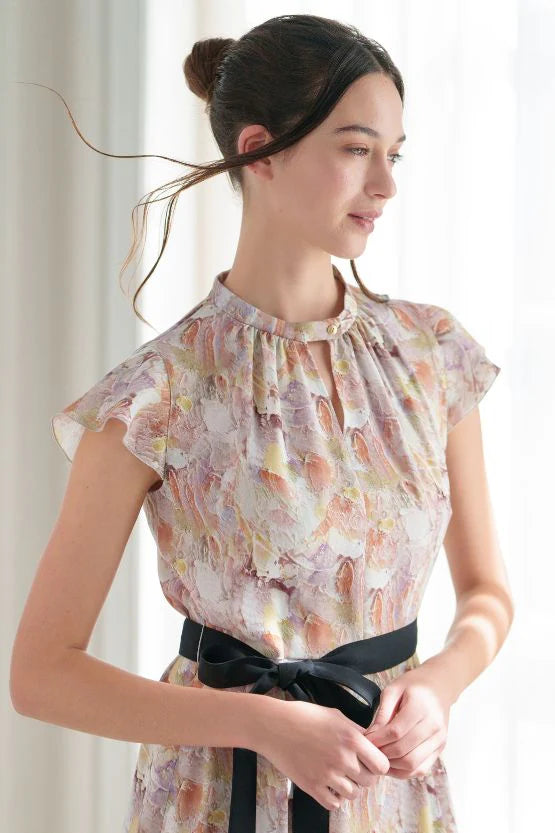 Stretch Georgette: "Womanhood" Long Mermaid Dress