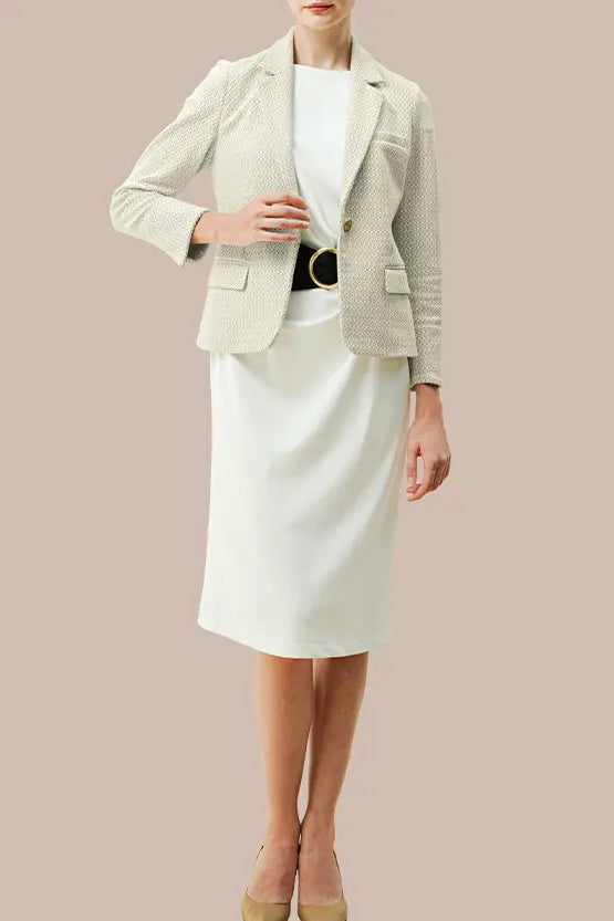 Lame Jacquard: Tailored Jacket