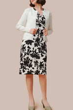 Stretch Jersey: Knee-Length Twisted Dress