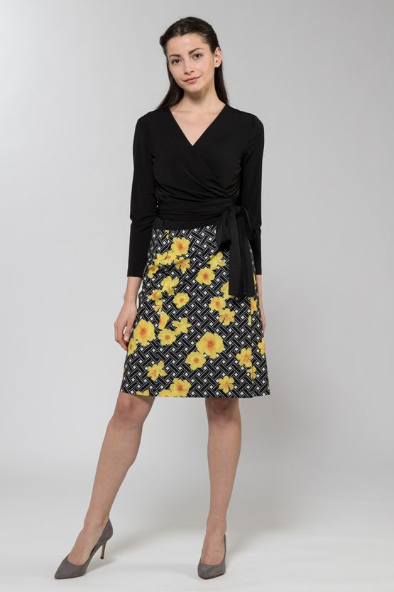 Flower Dance Wrap Dress