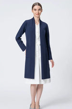 Washable Wool Knit: Long Line Cardigan