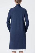 Washable Wool Knit: Long Line Cardigan
