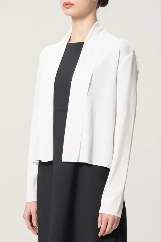 [Cool knit] Short line cardigan