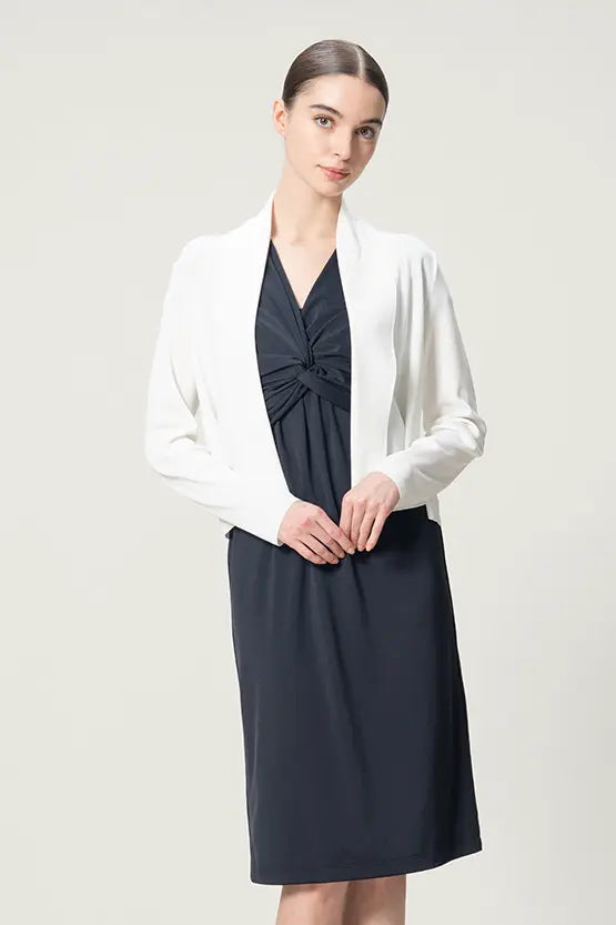 [Cool knit] Short line cardigan