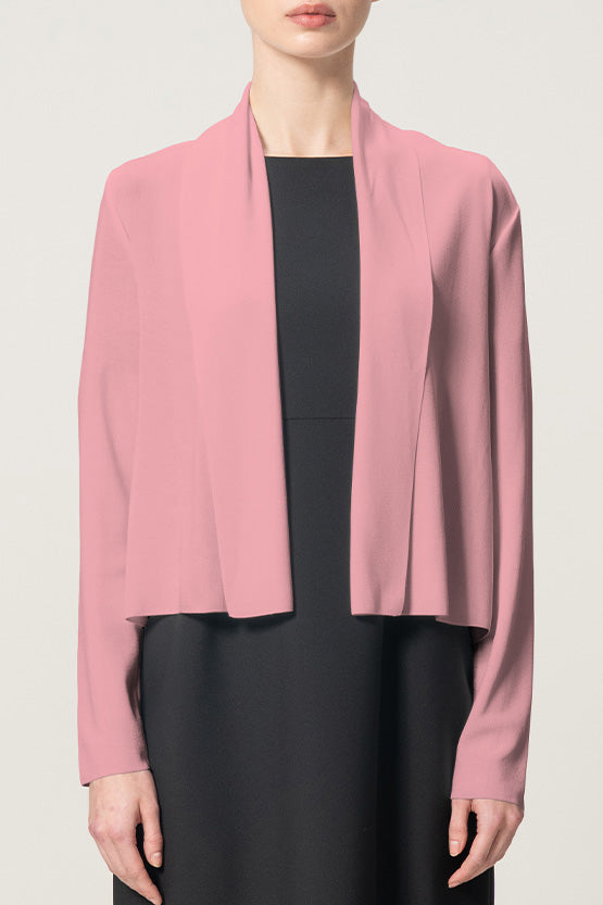 [Cool knit] Short line cardigan