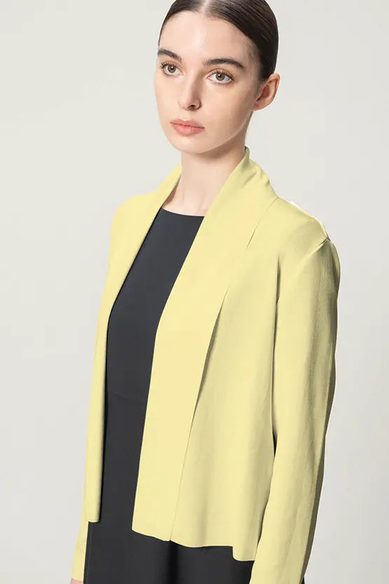 [Cool knit] Short line cardigan