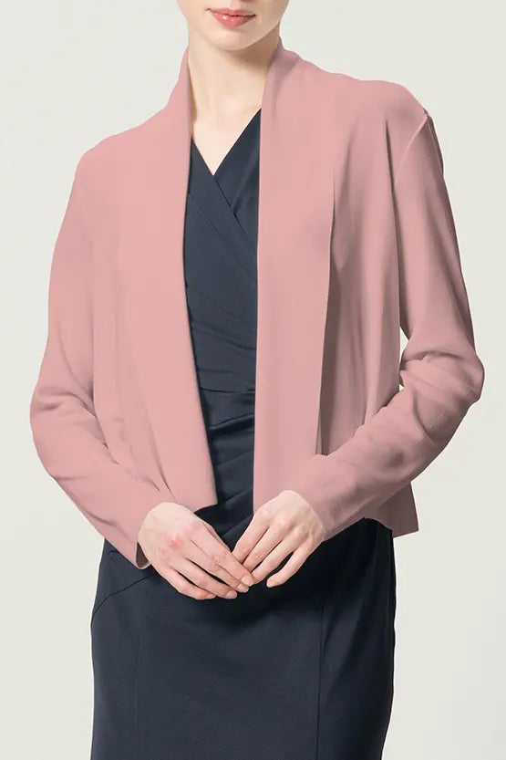Soft Touch Knit: Short line cardigan