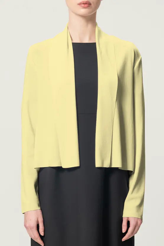 [Cool knit] Short line cardigan