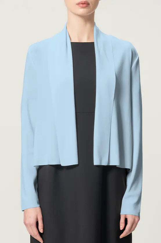 [Cool knit] Short line cardigan