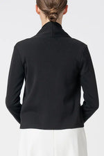 Washable Wool Knit: Short Line Cardigan