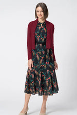 Washable Wool Knit: Short Line Cardigan
