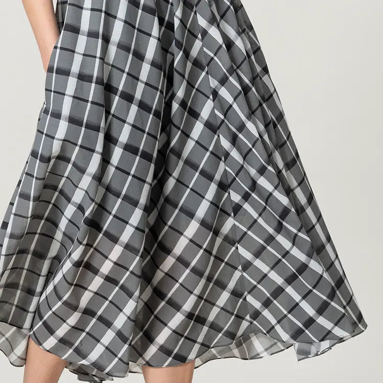 Flowing Bias-Cut Skirt