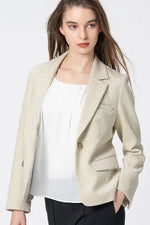 Lame Jacquard: Tailored Jacket