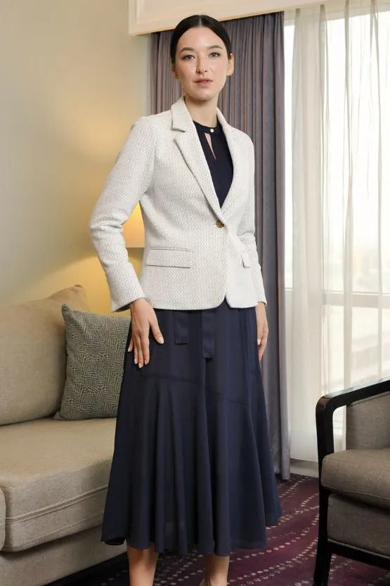 Lame Jacquard: Tailored Jacket