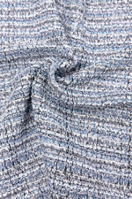 Boucle Tweed: Collarless Short Jacket