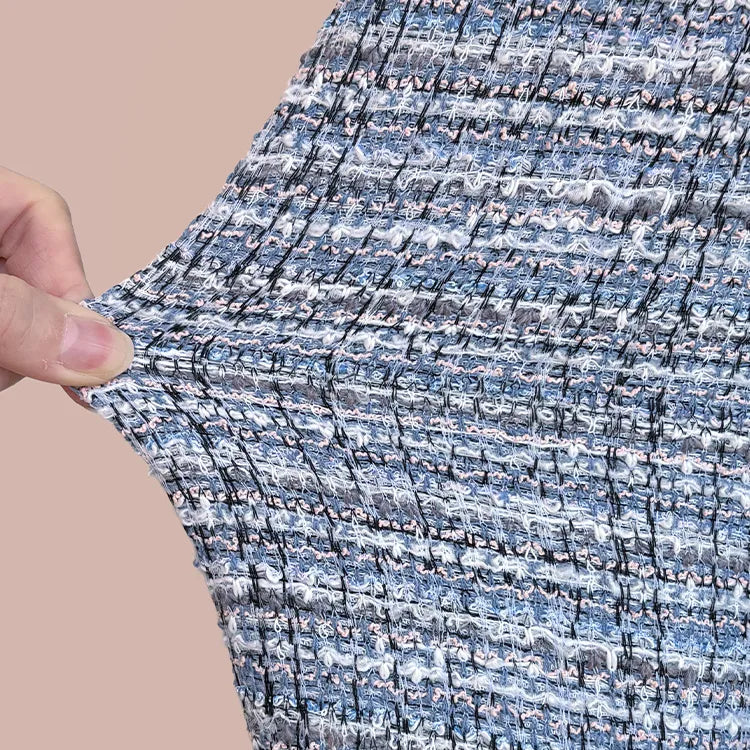 Astonishingly lightweight and comfortable. Jersey tweed that adds sophisticated color to your ensemble.