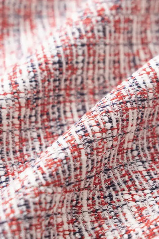 Stretch tweed: Short jacket