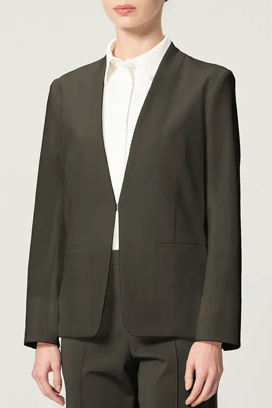 [Cool Tech Jersey] Collarless Jacket