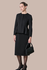 Space Material: Peplum Jacket