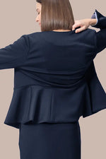 Space Material: Peplum Jacket