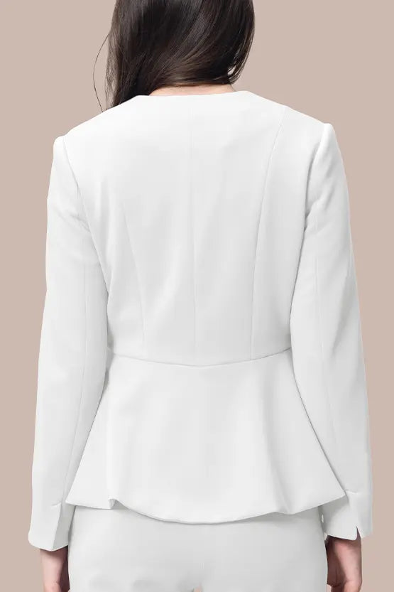 Space Material: Peplum Jacket