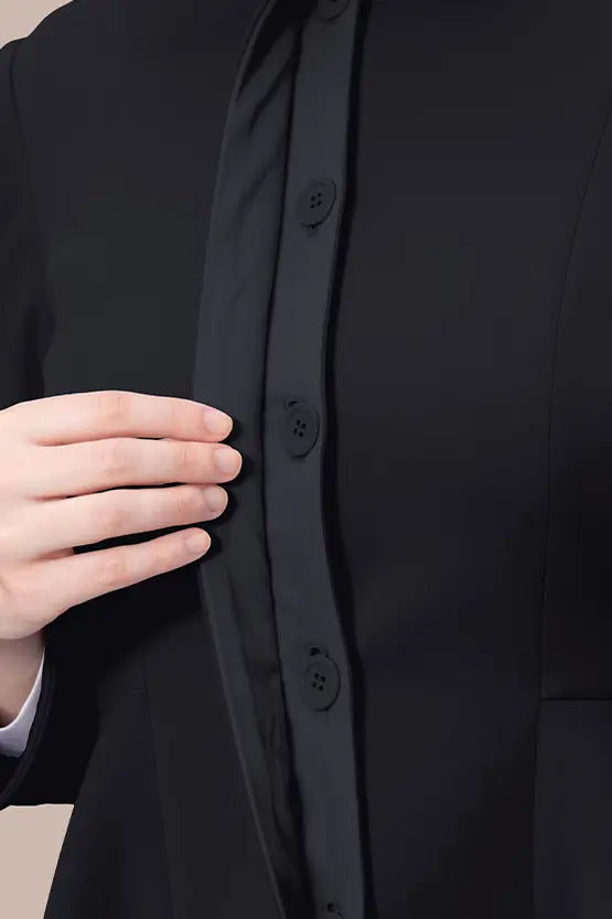 Space Material: Peplum Jacket