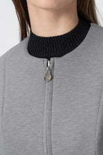 Marshmallow Tech: Double Peplum Jacket