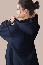 Space Material: Ribbed Hoodie