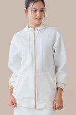 Space Material: Ribbed Hoodie