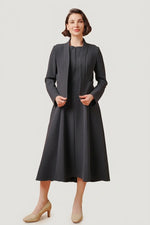 Active Stretch: A-Line Front Zip Dress