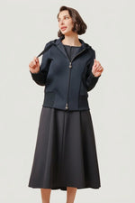Active Stretch: A-Line Front Zip Dress