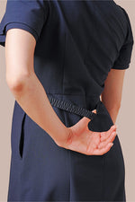 Stretch soccer: shirt dress